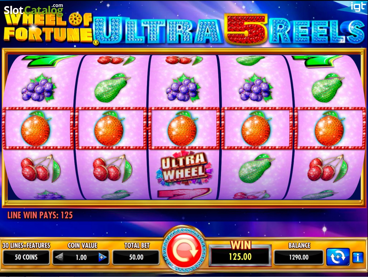 Wheel of Fortune Ultra 5 reels Slot Machine