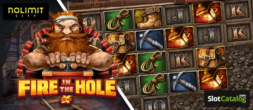 Fire in the Hole Slot by Nolimit City