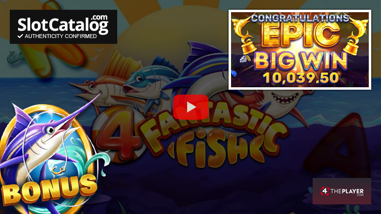 4 Слот Fantastic Fish, крупный выигрыш, июнь 2022 г.