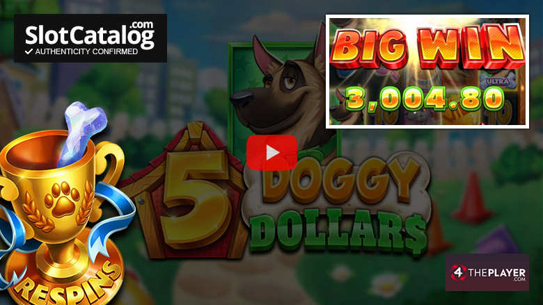 5 Doggy Dollars slot Big Win June 2023