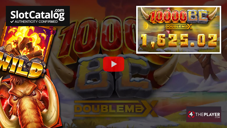 10000 BC DoubleMax GigaBlox slot Big Win août 2023
