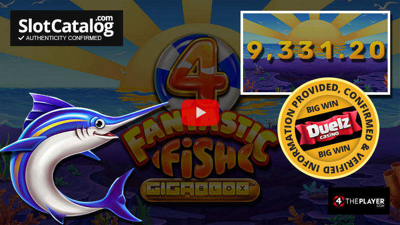 4 Fantastic Fish Gigablox slot Big Win Лютий 2024