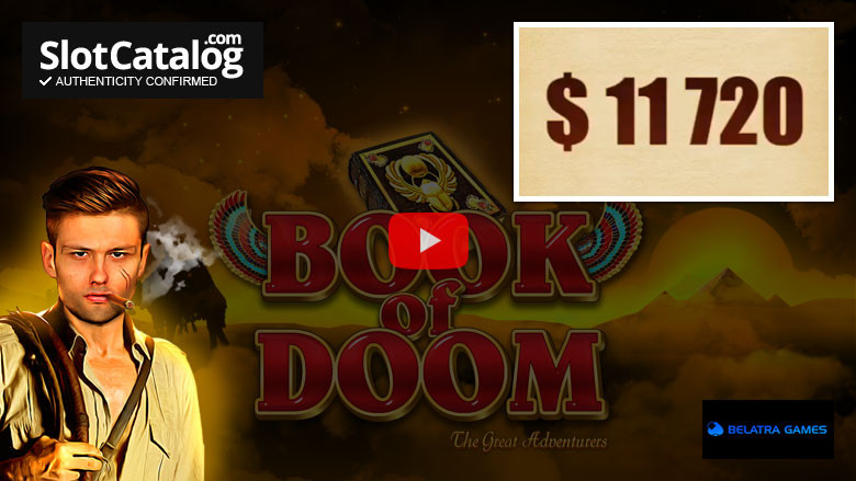 Слот Book of Doom Big Win, квітень 2021
