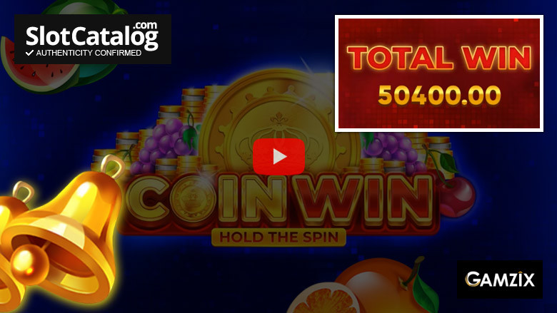 Coin Win : machine à sous Hold The Spin Big Win septembre 2023