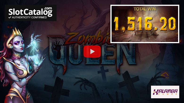 Grande vitória do caça-níqueis Zombie Queen abril de 2021