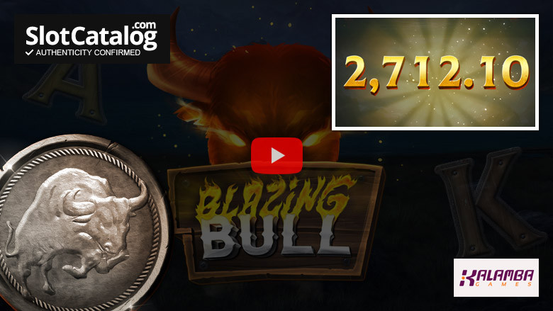 Blazing Bull slot Big Win February 2022