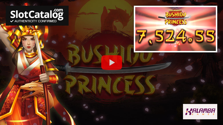 Megaways Bushido Princess slot Big Win juli 2023