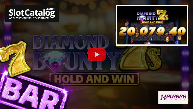 Слот Diamond Bounty 7s Hold & Win Big Win, сентябрь 2023 г.