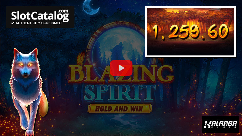 Blazing Spirit Hold and Win slot Big Win mars 2024