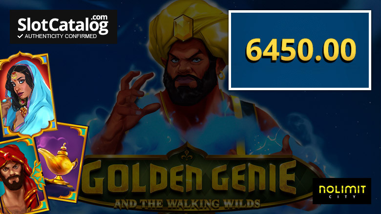 Игровой автомат Golden Genie Big Win, июнь 2021 г.