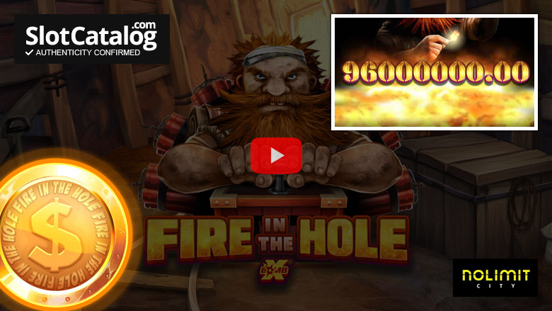 Slot Fire in the Hole Big Win giugno 2022