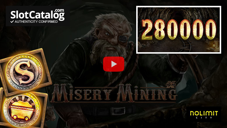 Misery Mining slot Big Win March 2023
