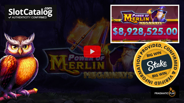 Power of Merlin slot Big Win July 2023