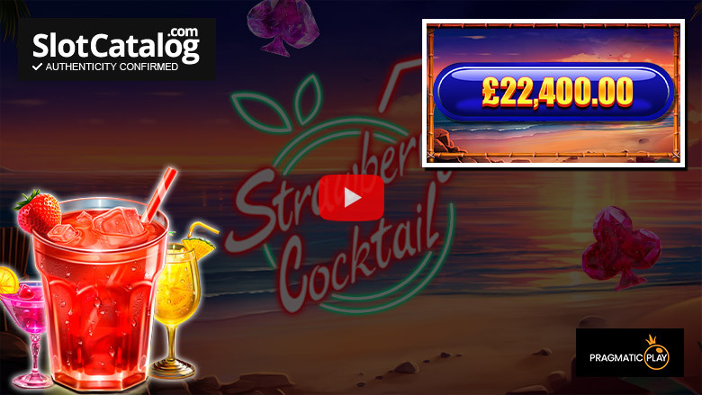 Strawberry Cocktail slot Big Win Februrary 2024