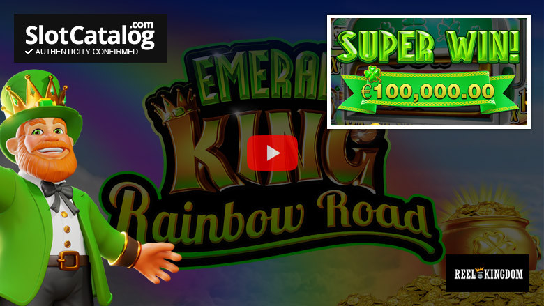 Machine à sous Emerald King Rainbow Road Big Win novembre 2021