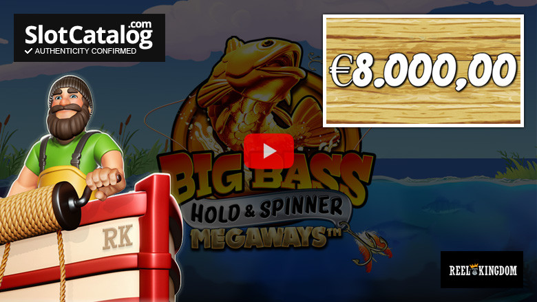 Big Bass Hold and Spinner Megaways slot Big Win August 2023