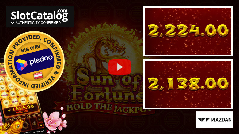 Slot Sun of Fortune Big Win Outubro 2022