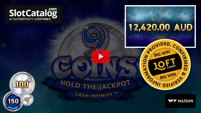 Слот 9 Coins Grand Platinum Edition Великий виграш, листопад 2023 р