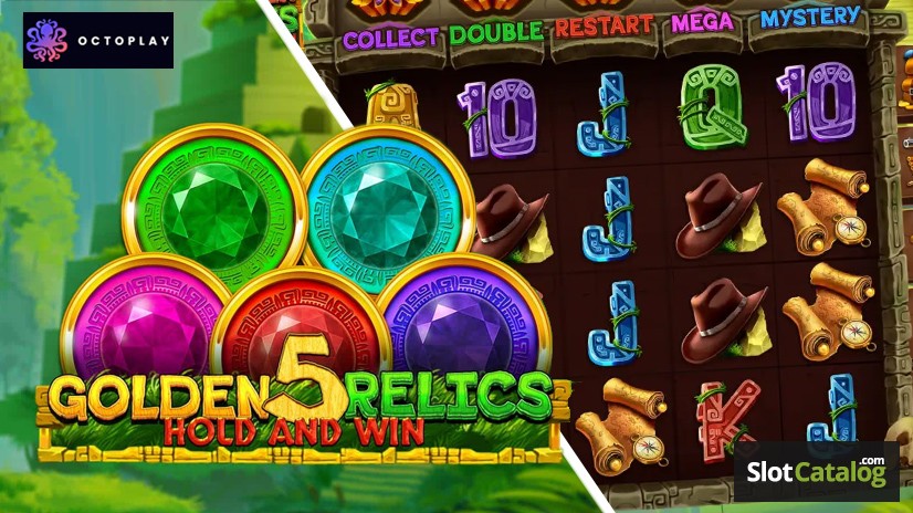 5 Golden Relics: Hold & Win 5 Golden Relics: Hold & Win