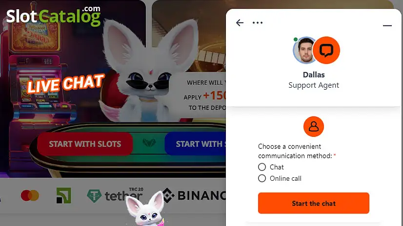 MONRO Casino Benutzeroberfläche