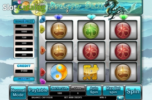 Captura de tela2. Dragon Ball (Aiwin Games) slot