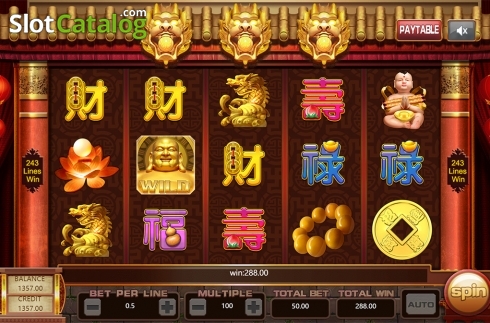 Game workflow 2. Fortune Maitreya slot