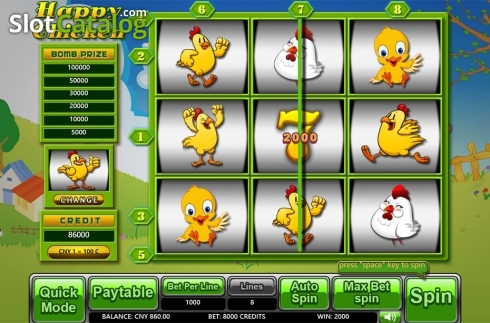 Game workflow . Happy Chicken slot