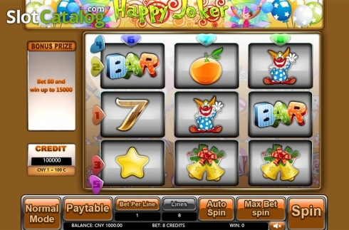 Bildschirm2. Happy Joker (Aiwin Games) slot