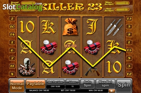 画面3. Killer 23 カジノスロット