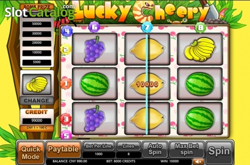 Bildschirm5. Lucky Cheery slot