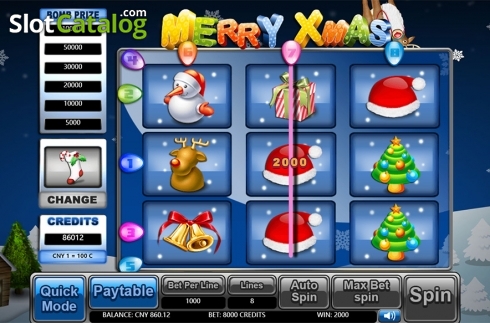 画面3. Merry Xmas (Aiwin Games) カジノスロット