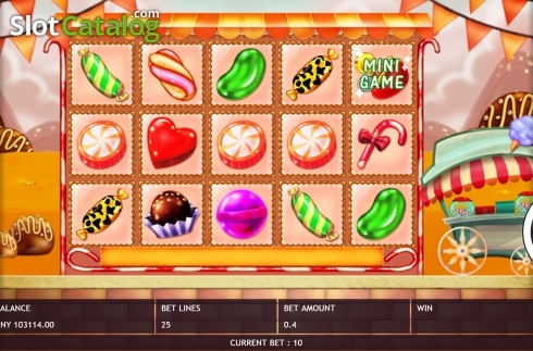 Bildschirm2. Candy Cart slot