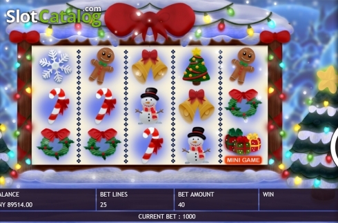 画面2. Christmas Joy (Triple Profits Games) カジノスロット