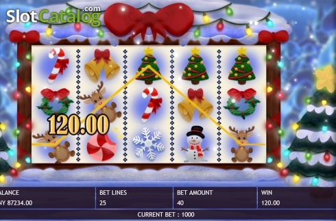 画面5. Christmas Joy (Triple Profits Games) カジノスロット