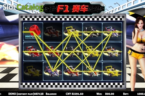 Ecran5. F1 Racing slot