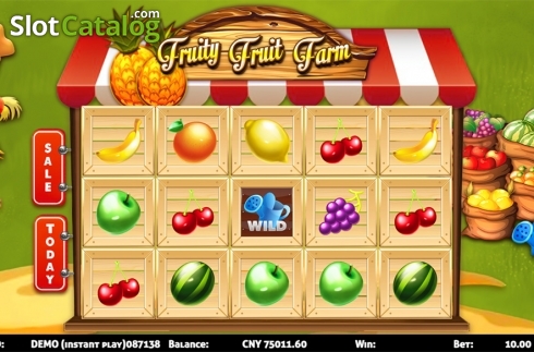 Reels screen. Fruity Fruit Farm slot