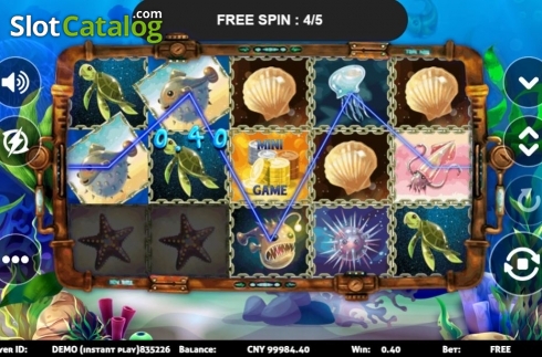 Free Spins. Sea World slot