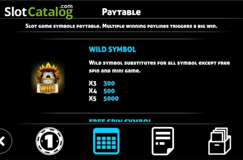 Paytable . Soccer (Triple Profits Games) slot