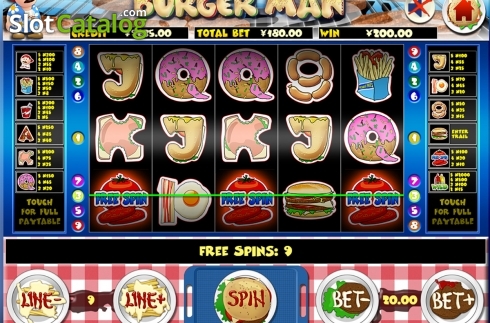 画面3. Burgerman カジノスロット
