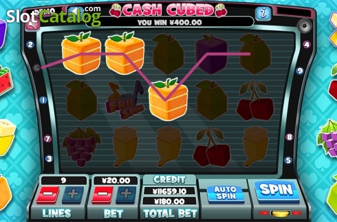 Schermo3. Cash Cubed slot