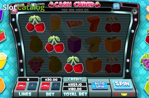 Bildschirm4. Cash Cubed slot