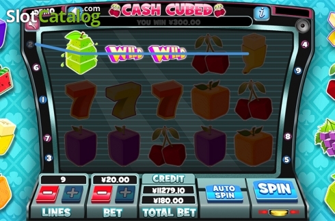Bildschirm6. Cash Cubed slot