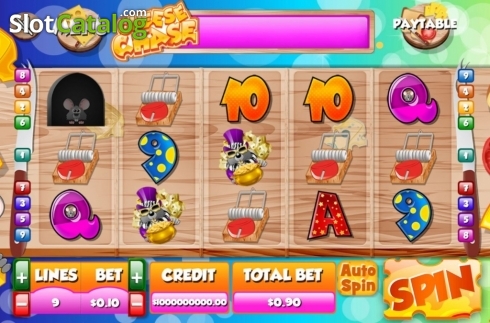 Reel Screen. Cheese Chase slot
