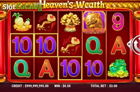 Win screen 2. Heaven's Wealth slot