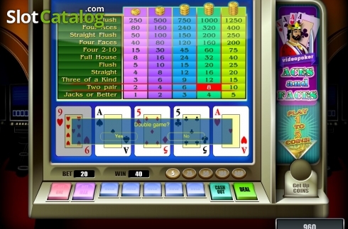 Game Screen 2. Aces And Faces (Novomatic) slot