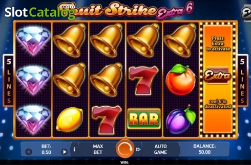 Reel Screen. Fruit Strike: Extra 6 slot
