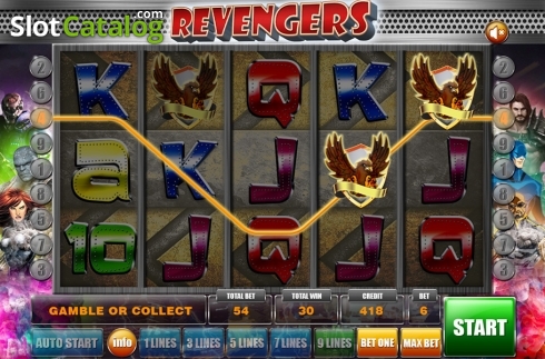画面5. Revengers カジノスロット
