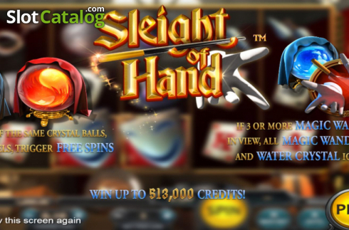 Bildschirm2. Sleight of Hand slot