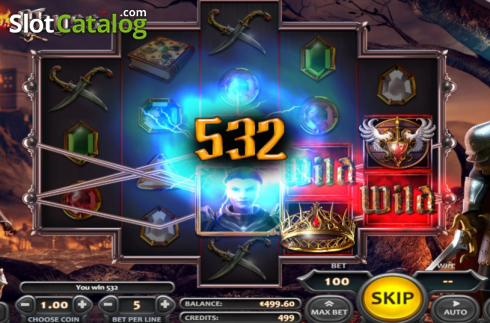 Schermo4. Blades of the Abyss slot