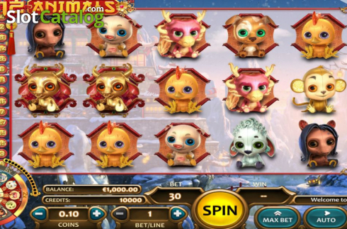 Captura de tela3. 12 Animals (Nucleus Gaming) slot